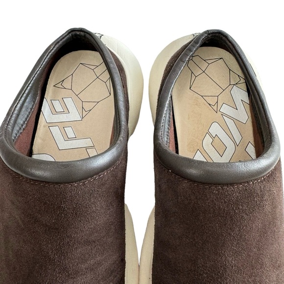 Naked Wolfe Dawn Dark Brown Suede Backless Slip-On Sneakers Size 9 - Picture 10 of 16